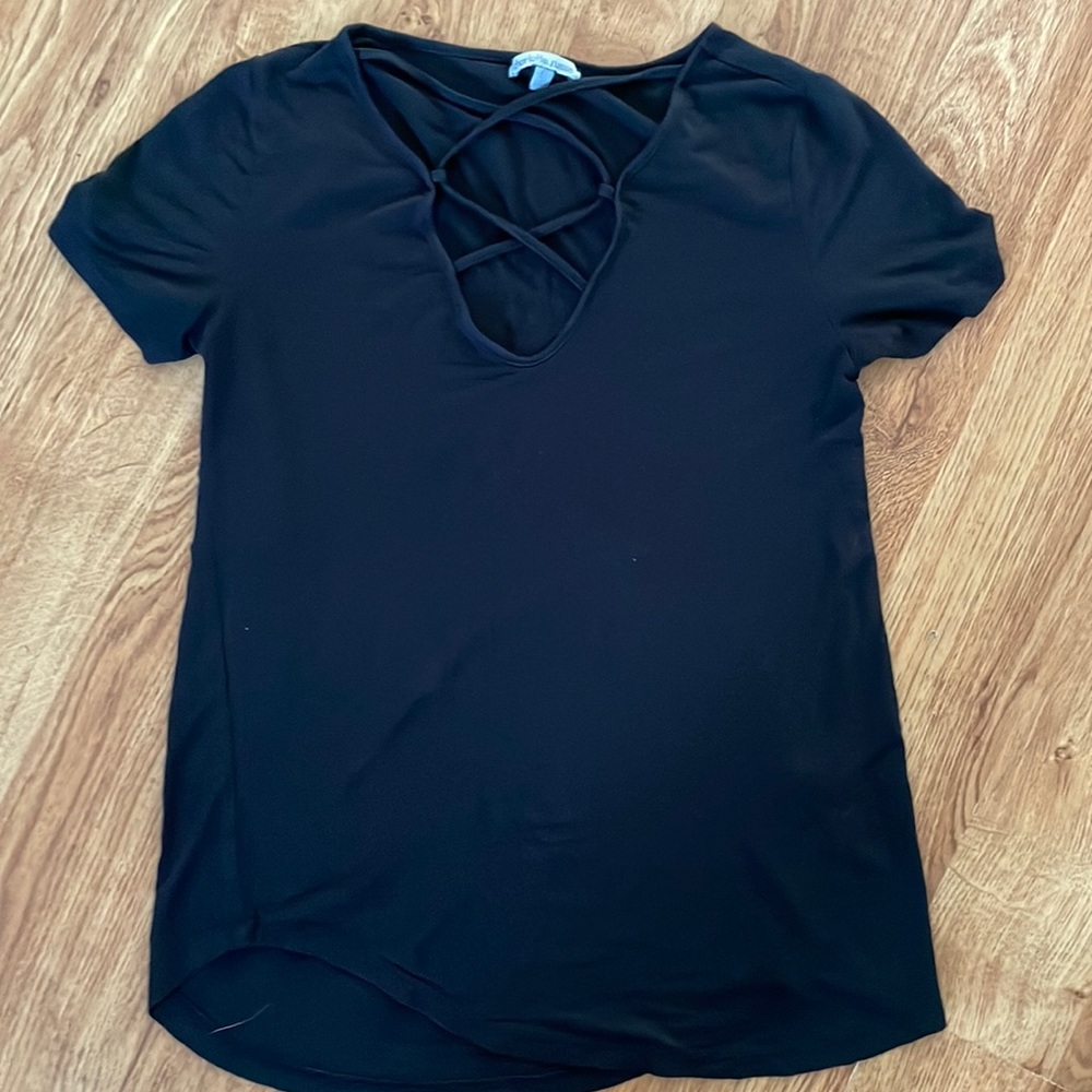 Criss cross t shirt